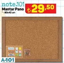 NOTE.101 MANTAR PANO NOTE.101 MANTAR PANO